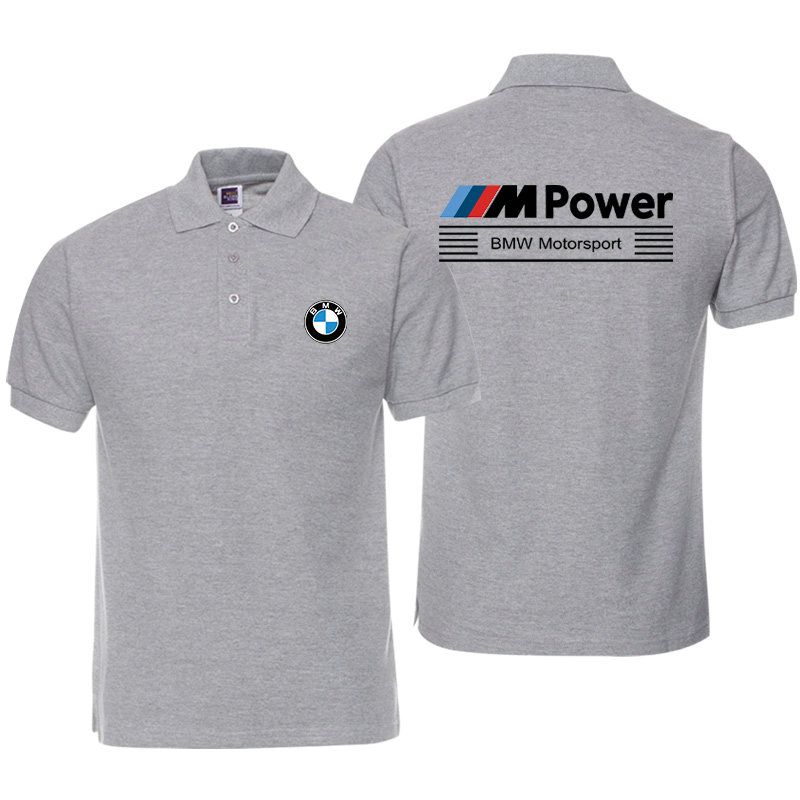 Polo BMW M Power Homme Motorsport Séchage Rapide Manche Courte